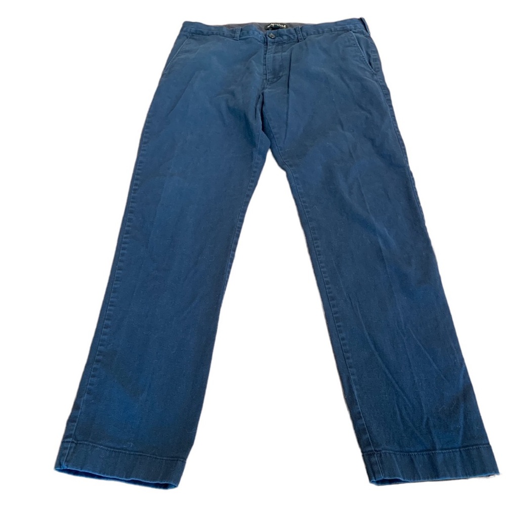 J. Crew Mercantile Men’s Flex Slim Straight Leg Navy Pants W 34 L 32